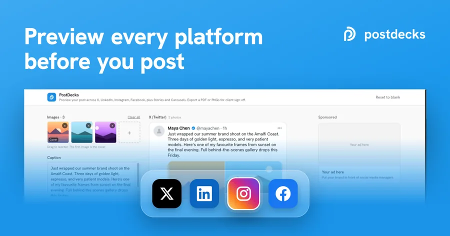 PostDecks screenshot